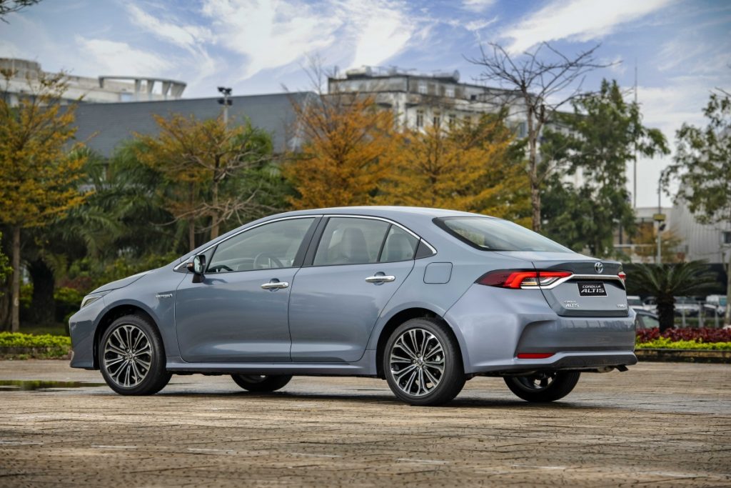 Ngoại thất đuôi xe Corolla Altis 2022