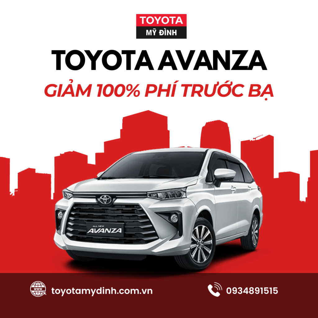 Avanza giảm 100% phí trước bạ