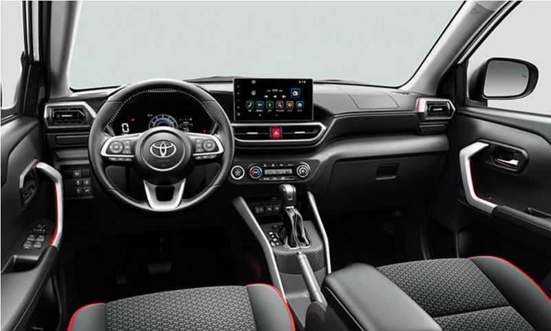 nội thất ghế lái xe Toyota Raize 2022