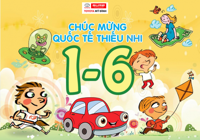 TOYOTA MỸ ĐÌNH CHÚC MỪNG NGÀY QUỐC TẾ THIẾU NHI 1/6