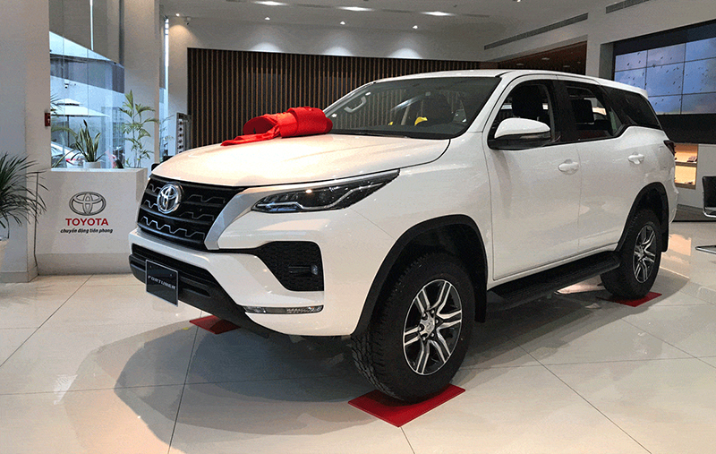 Toyota Mỹ Đình xe Toyota Fortuner 2022 màu trắng