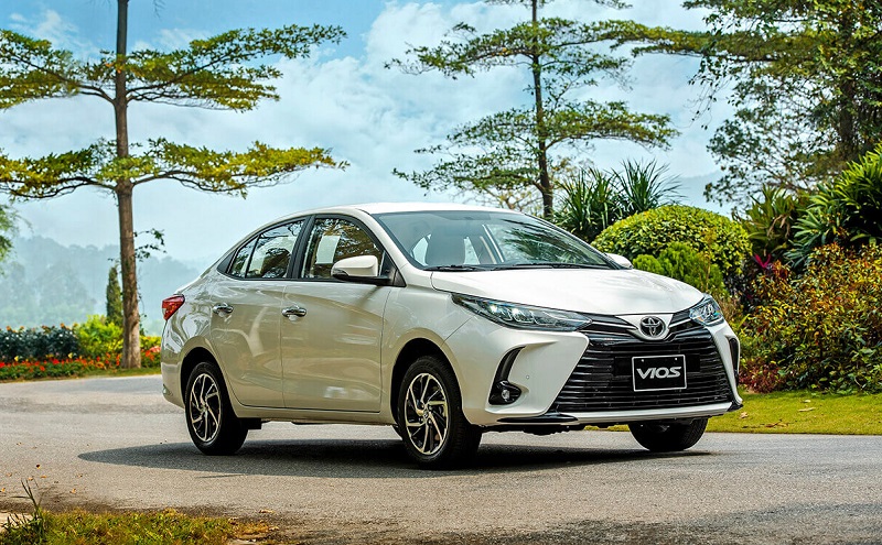 xe Toyota Vios 2023 màu trắng