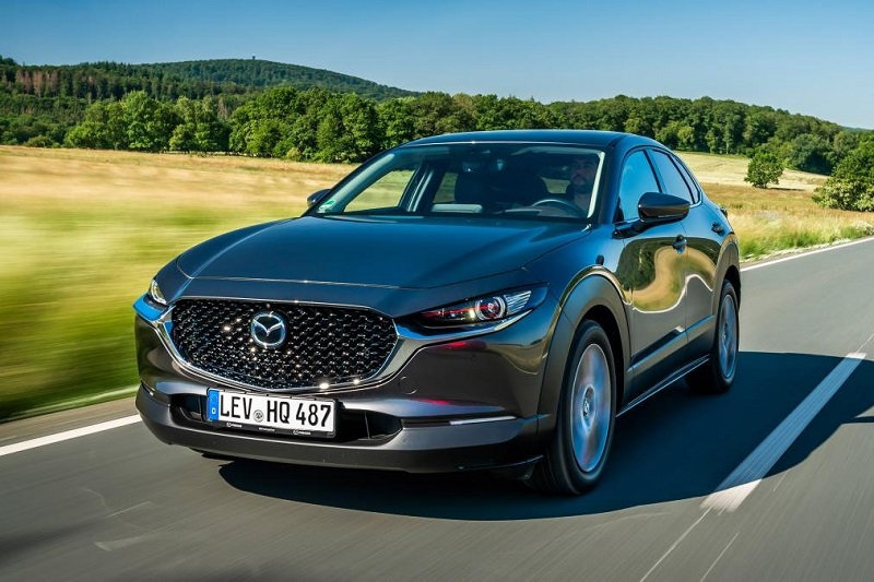 xe mazda cx30 xám