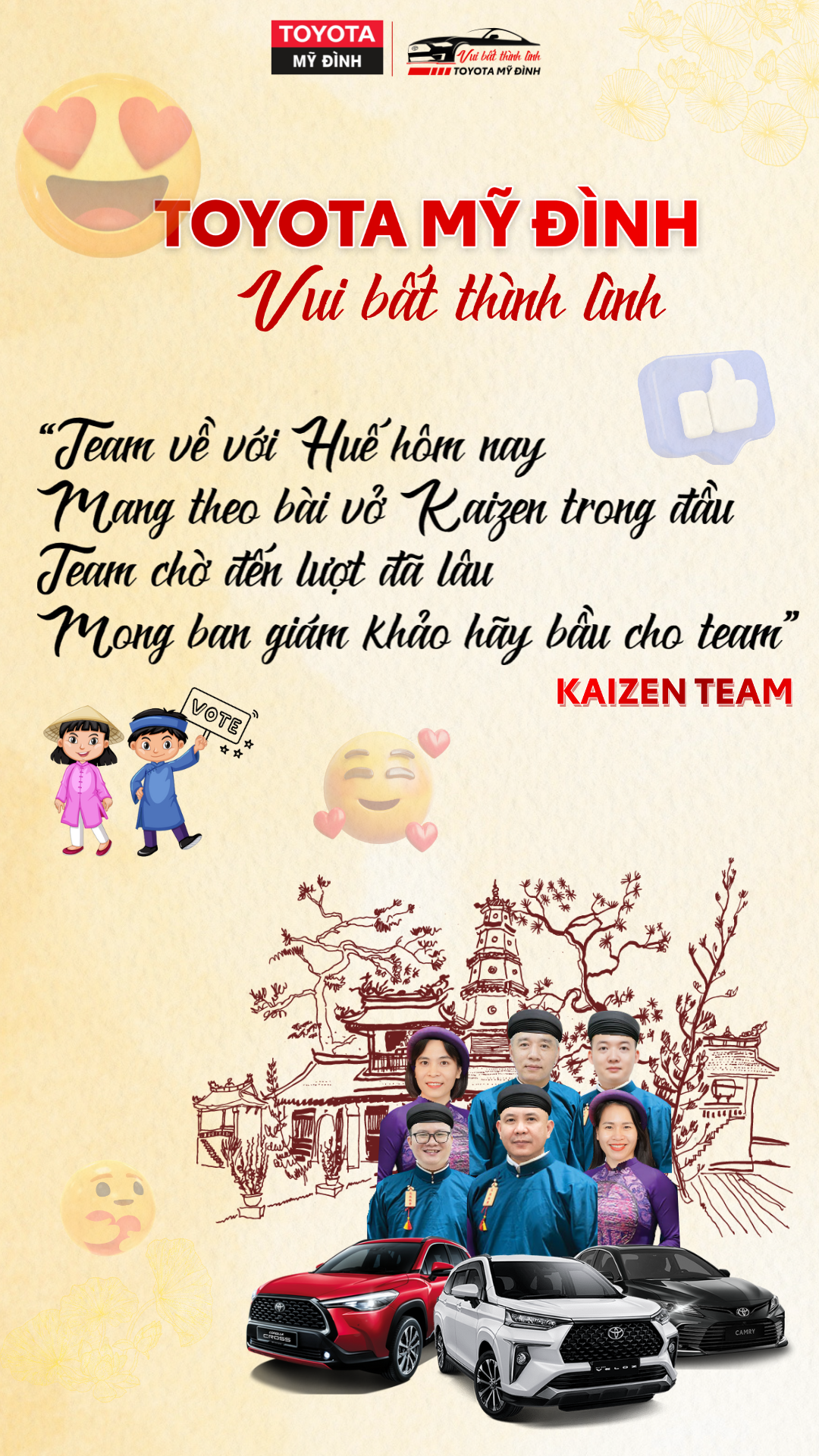 Thơ Kaizen Team Toyota Mỹ Đình