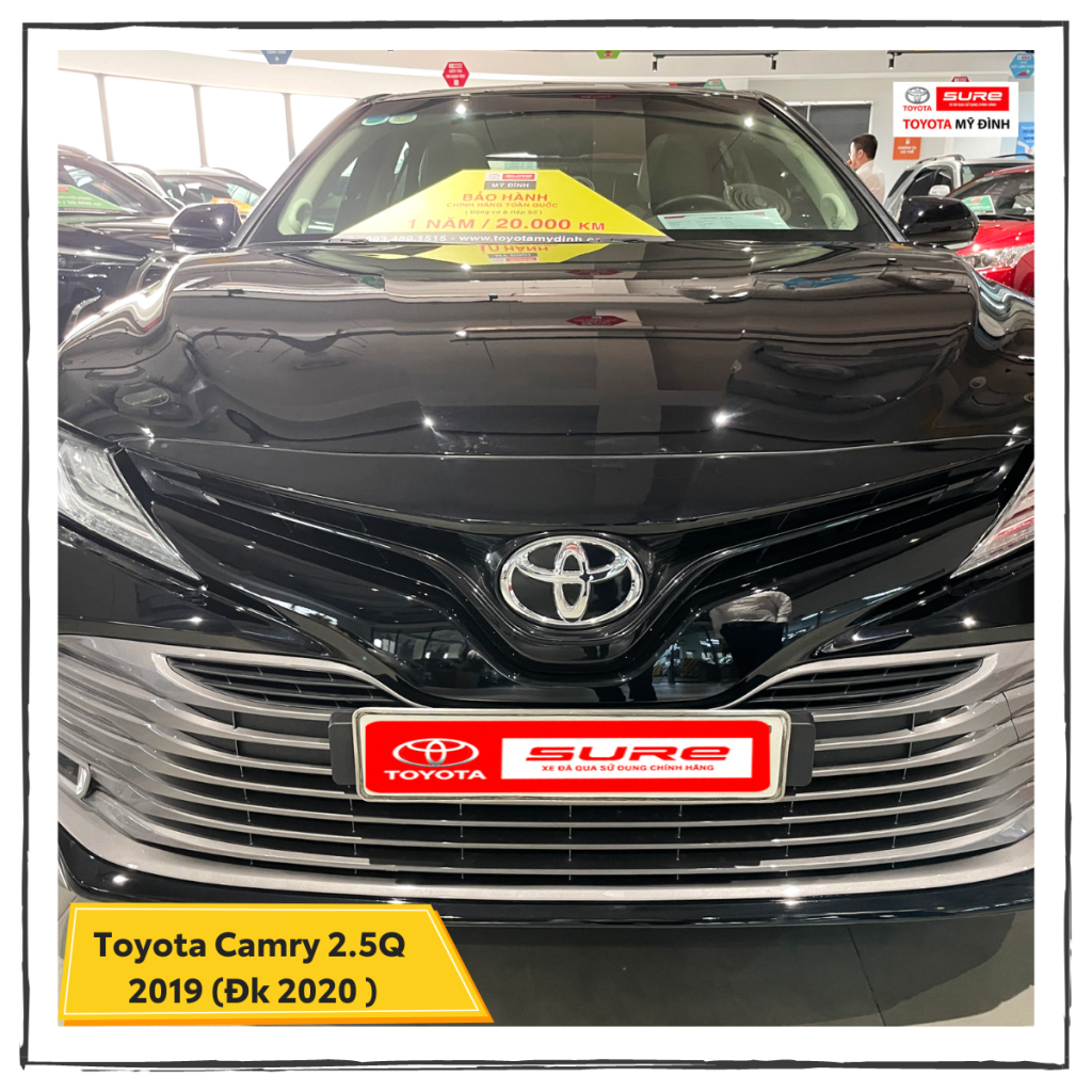 Toyota Camry lướt bản 2.5Q 2019 màu đen