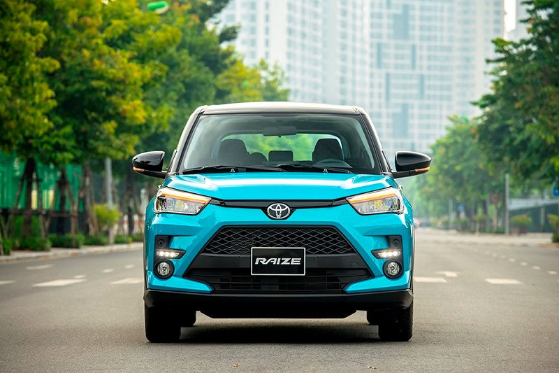 Toyota Raize 2022 màu xanh