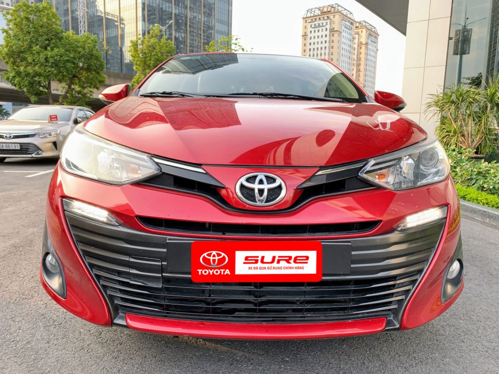 Toyota Vios 1.5G 2018 form 2019 màu đỏ 